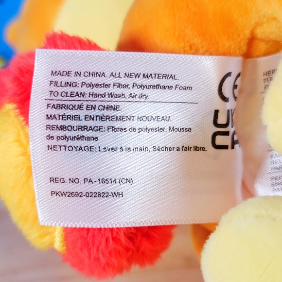 Pokemon Jazwares Chimchar 8" Nintendo Video Gaming Collectible Toy Plush - Picture 9 of 11